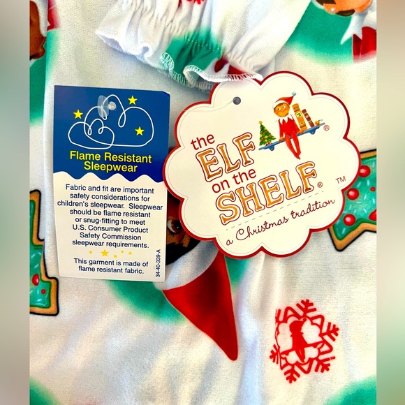 NWT Elf on the Shelf Toddler Girls Nightgown, Size 2T! - Picture 4 of 8